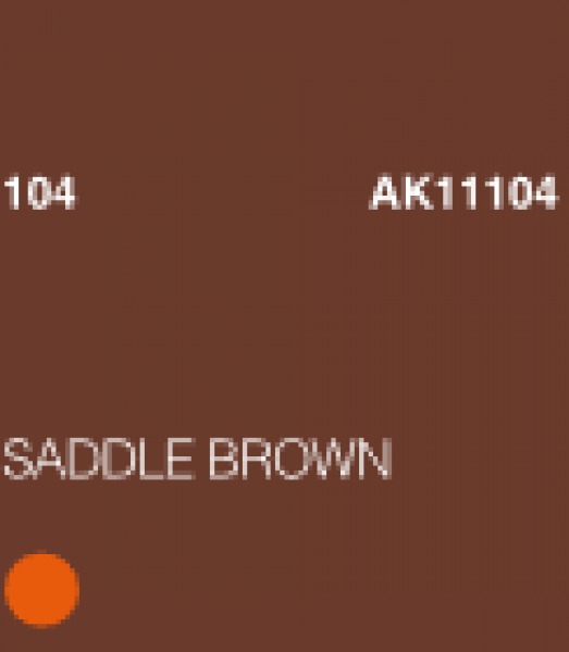 AK-Interactive: (3rd Gen) Acrylic - Saddle Brown (17ml)