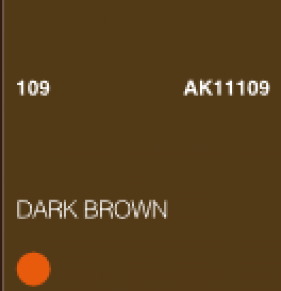 AK-Interactive: (3rd Gen) Acrylic - Dark Brown (17ml)