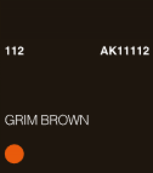 AK-Interactive: (3rd Gen) Acrylic - Grim Brown (17ml)