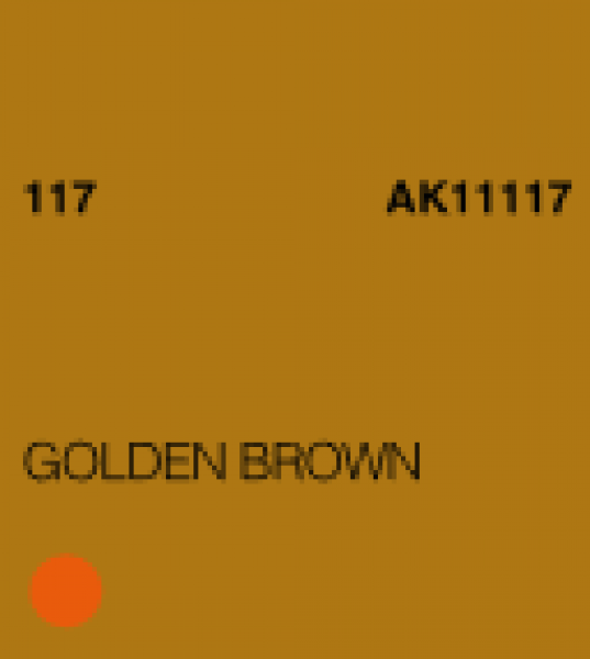 AK-Interactive: (3rd Gen) Acrylic - Golden Brown (17ml)