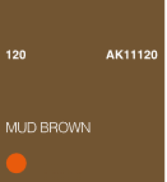 AK-Interactive: (3rd Gen) Acrylic - Mud Brown (17ml)