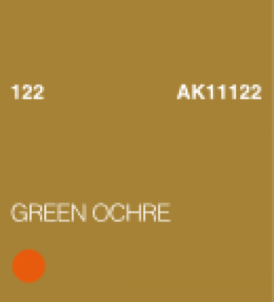 AK-Interactive: (3rd Gen) Acrylic - Green Ochre (17ml)