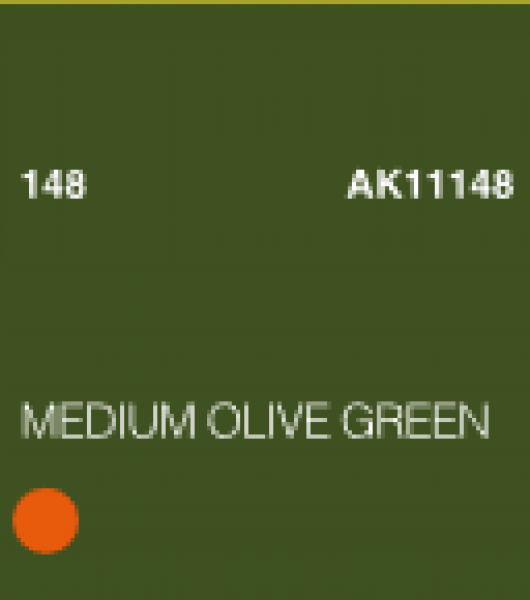 AK-Interactive: (3rd Gen) Acrylic - Medium Olive Green (17ml)