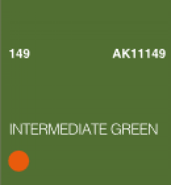 AK-Interactive: (3rd Gen) Acrylic - Intermediate Green (17ml)