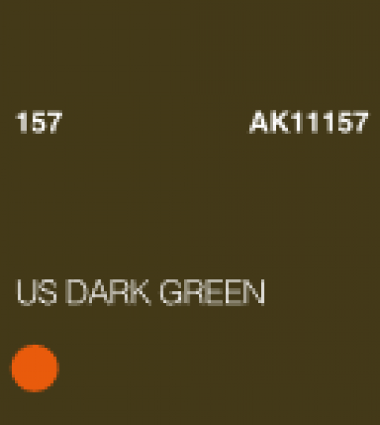 AK-Interactive: (3rd Gen) Acrylic - US Dark Green (17ml)