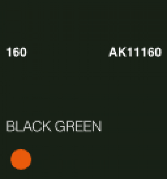 AK-Interactive: (3rd Gen) Acrylic - Black Green (17ml)