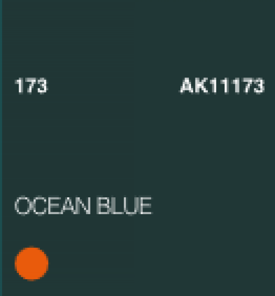AK-Interactive: (3rd Gen) Acrylic - Ocean Blue (17ml)