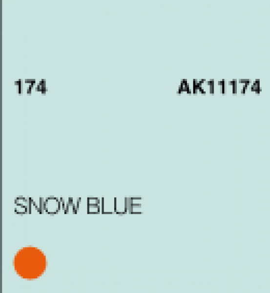 AK-Interactive: (3rd Gen) Acrylic - Snow Blue (17ml)