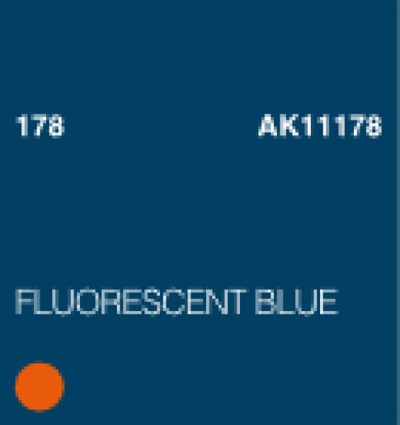 AK-Interactive: (3rd Gen) Acrylic - Fluorescent Blue (17ml)