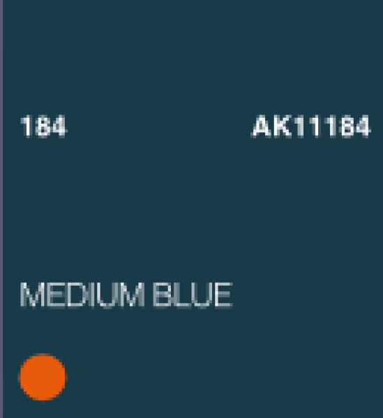 AK-Interactive: (3rd Gen) Acrylic - Medium Blue (17ml)