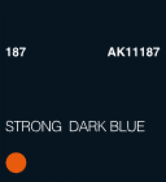 AK-Interactive: (3rd Gen) Acrylic - Strong Dark Blue (17ml)