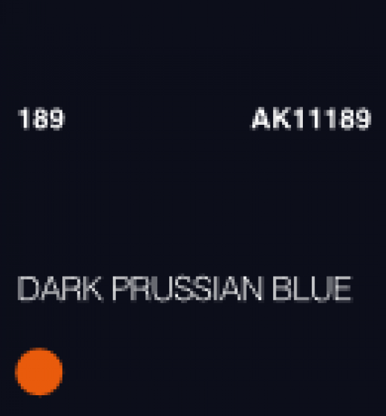 AK-Interactive: (3rd Gen) Acrylic - Dark Prussian Blue (17ml)