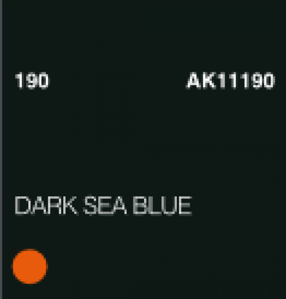 AK-Interactive: (3rd Gen) Acrylic - Dark Sea Blue (17ml)