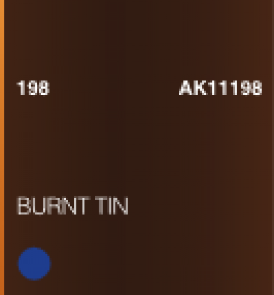 AK-Interactive: (3rd Gen) Acrylic - Burnt Tin (17ml)