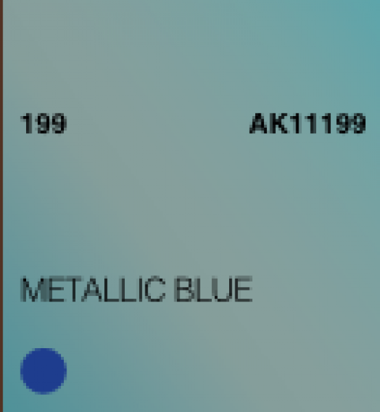 AK-Interactive: (3rd Gen) Acrylic - Metallic Blue (17ml)