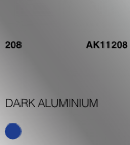 AK-Interactive: (3rd Gen) Acrylic - Dark Aluminium (17ml)