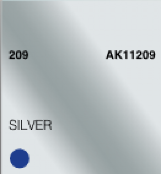 AK-Interactive: (3rd Gen) Acrylic - Silver (17ml)