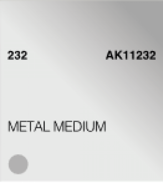 AK-Interactive: (3rd Gen) Acrylic - Metal Medium (17ml)