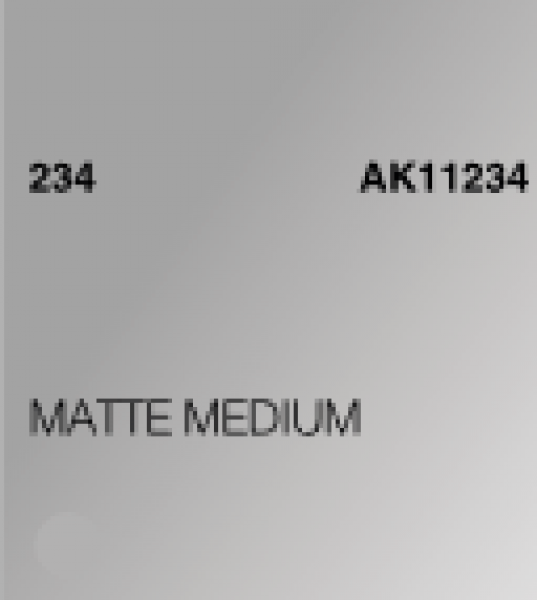 AK-Interactive: (3rd Gen) Acrylic - Matte Medium (17ml)