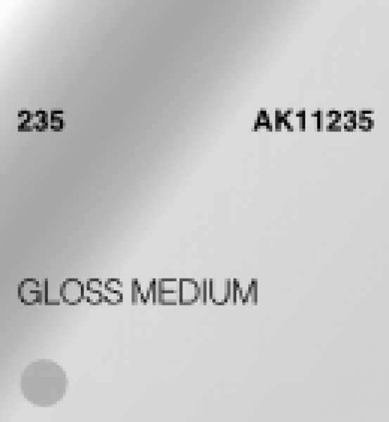 AK-Interactive: (3rd Gen) Acrylic - Gloss Medium (17ml)