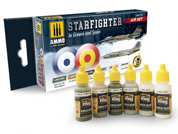 AMMO: Acrylic Paint Set - Starfighter (Greece and Spain)