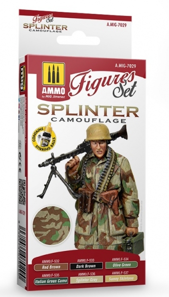 AMMO: Acrylic Paint Set - (Figure) SPLINTER CAMOUFLAGE