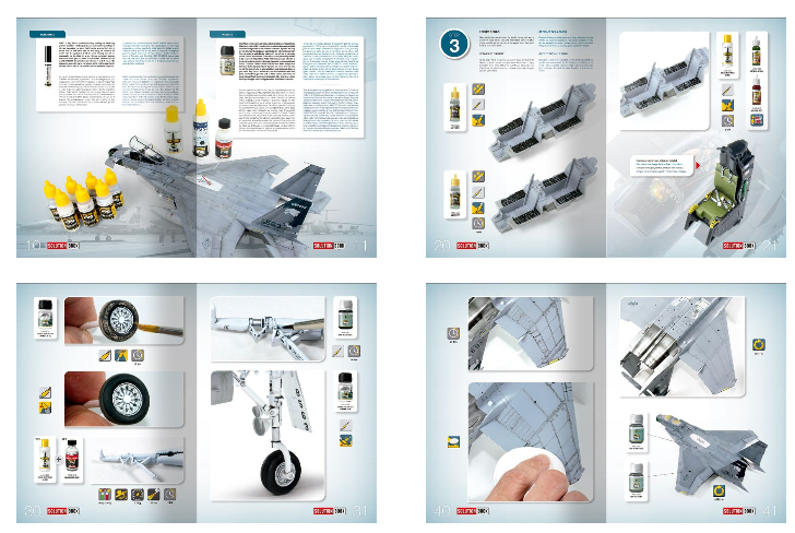 AMMO: Solution Book - How to Paint USAF Navy Grey Fighters