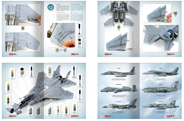AMMO: Solution Book - How to Paint USAF Navy Grey Fighters