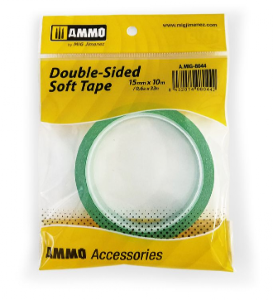 AMMO: Paint Accessory - DOUBLE-SIDED SOFT TAPE (15mm X 10M)