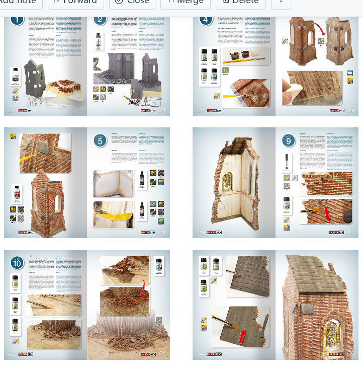 AMMO: Solution Book - How to Paint Brick Buildings Colors and Wetahering System