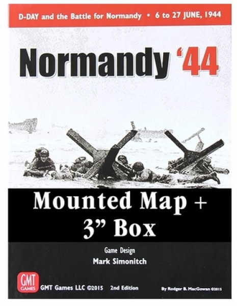 Normandy '44 Mounted Map and 3'' Box