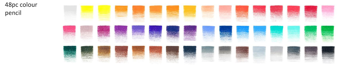Winsor & Newton: Studio Collection Colour Pencil Tin (48pcs)