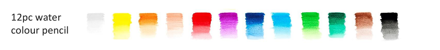Winsor & Newton: Studio Collection Watercolour Pencil Tin (12pcs)