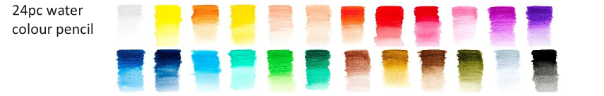 Winsor & Newton: Studio Collection Watercolour Pencil Tin (24pcs)
