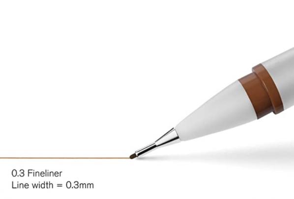 Winsor & Newton: Sepia Brown Fineliner 0.3