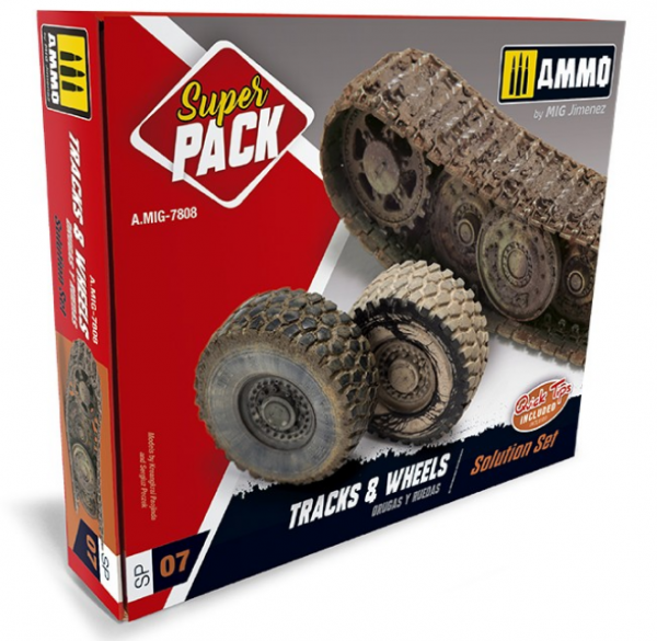 AMMO: (Weathering) Super Pack - Tracks & Wheels