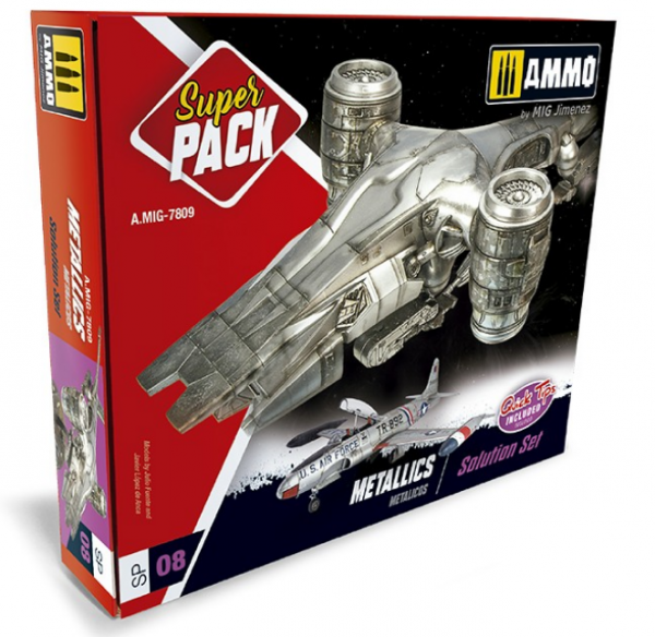 AMMO: (Weathering) Super Pack - Metallics