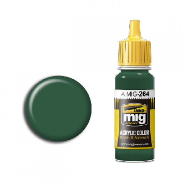 AMMO Acrylic Aircraft Colors: IJN Nakajima Dark Green (17ml)