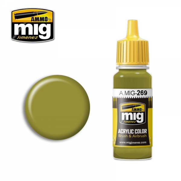 AMMO Acrylic Aircraft Colors: Nakajima Interior Green (17ml)