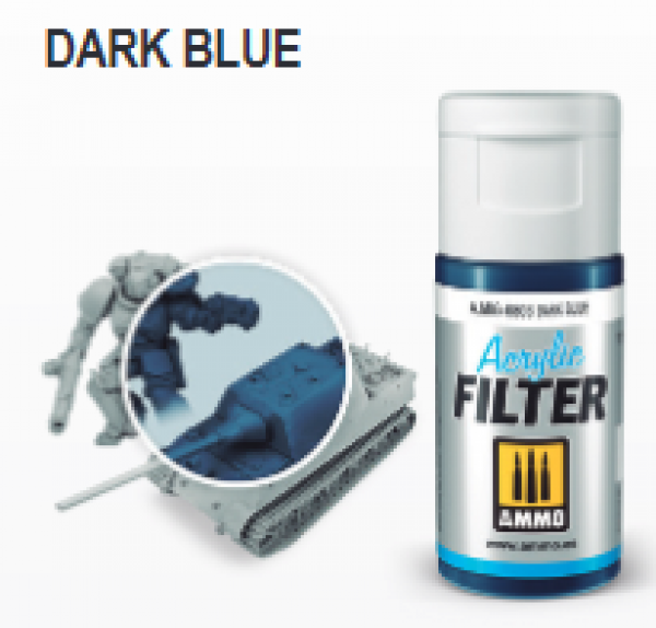 AMMO: Acrylic Filter - Dark Blue (15ml)