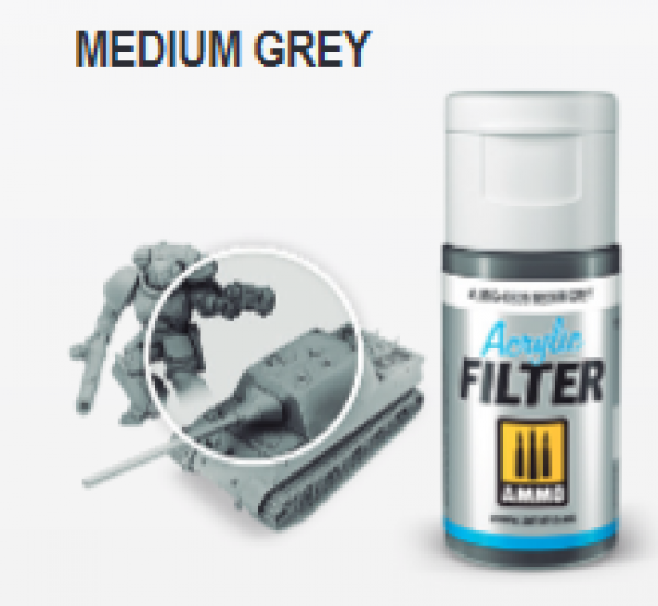 AMMO: Acrylic Filter - Medium Grey (15ml)