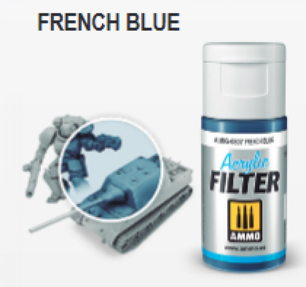 AMMO: Acrylic Filter - French Blue (15ml)