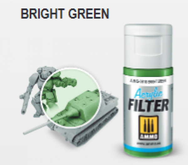 AMMO: Acrylic Filter - Bright Green (15ml)