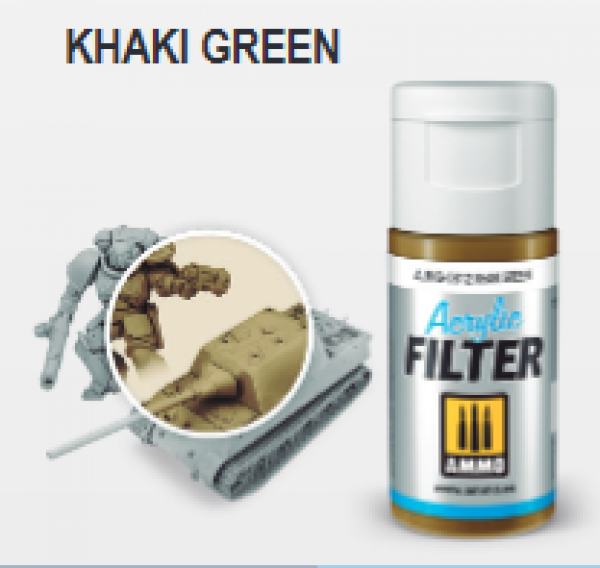 AMMO: Acrylic Filter - Khaki Green (15ml)