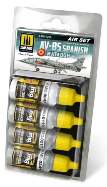 AMMO: Acrylic Paint Set - AV-8S Spanish Matador (4)