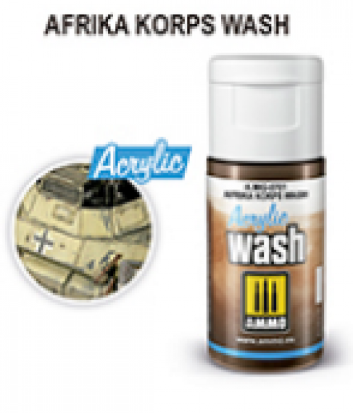 AMMO: Acrylic Washes - Afrika Korps Wash (15mL)