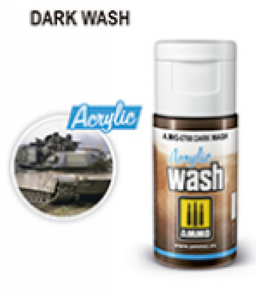AMMO: Acrylic Washes - Dark Wash (15mL)