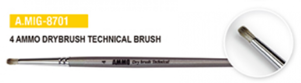 AMMO: Brushes - Drybrush Technical Brush #4