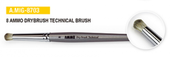 AMMO: Brushes - Drybrush Technical Brush #8