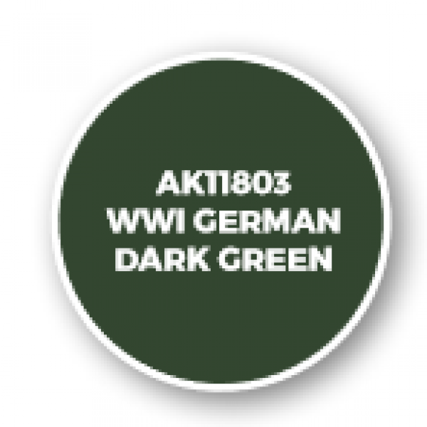 AK-Interactive: 3rd Gen Acrylics: AIR Series - WWI German Dark Green